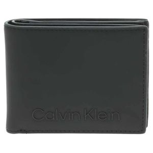 Calvin Klein - Rubberized 5cc Geldbörse mit Münzfach - RFID - Herren - Schwarz