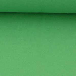 Kreativstoff Strickschlauch Bündchenstoff fein grasgrün 37cm Breite