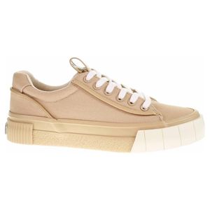 Tamaris Damen Canvas Plateau Sneaker Beige