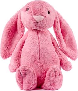 Gustaw duży królik Figo (różowy, 100cm) - pluszowa przytulanka, pluszowy królik - królik XXL, pluszowy mega duży królik miękka zabawka dla dzieci