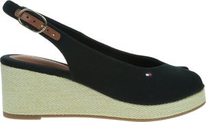 Tommy Hilfiger Flag Mid Wedge Espad Slin FW0FW08595BDS (37/black)