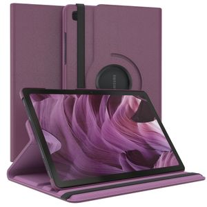 EAZY CASE Tablet Hülle kompatibel mit Samsung Galaxy Tab A7 Hülle, 360° drehbar, Tablet Cover, Tablet Tasche, Premium Schutzhülle aus Kunstleder in Lila