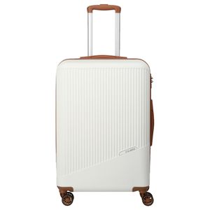 travelite Reisekoffer  Bali Trolley 67 cm   4 Rollen 65 l - Weiß