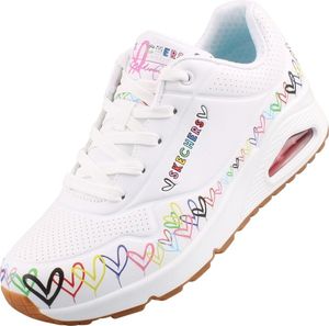 Skechers Damen UNO - LOVE ALL AROUND UNO - LOVE ALL AROUND 32470-36, 32470-37, 32470-38, 32470-39, 32470-40, 32470-41, 32470-42 SKE-177917 white/multi 36 [Schuhe Frau]