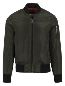 Bomber męski Urban Classics Lenny oliwkowy S