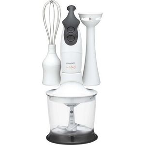 Kenwood HB 655 Stabmixer, Kunststoffgehäuse, 400 Watt, 0,7 l Behälter, 3 Geschwindigkeiten, Universalzerkleinerer-Zubehör