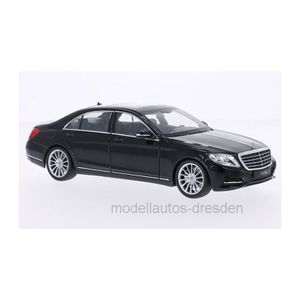 Welly 24051 Mercedes Benz S-Klasse (W222) schwarz Maßstab 1:24 Modellauto
