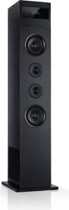 auna Karaboom 100, věžový reproduktor, 120 W max., bluetooth, 2 v 1 USB, černý