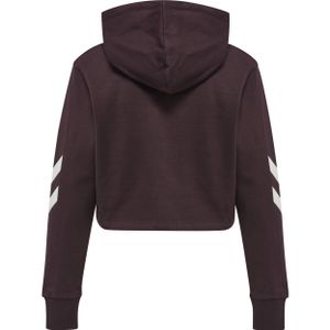 hmlLEGACY WOMAN CROPPED HOODIE - FUDGE  - XL