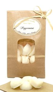 Duftwachs Melts Peppermint, ca. 18 - 20 Stück, 100% Sojawachs