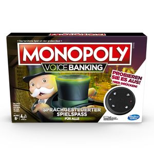 Hasbro Brettspiel Monopoly Voice Banking