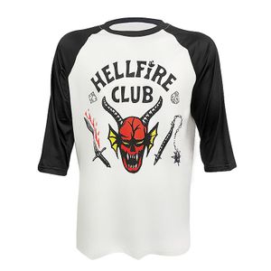 Stranger Things Hellfire Club T-Shirt Dreiviertelarm L
