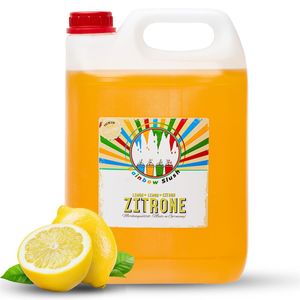 Rainbow Slush Sirup 5L AZO FREI | Zitrone Lemon | Konzentrat für Slushy Maker Eis Slushmaschinen Eismaschinen Getränke 1:5