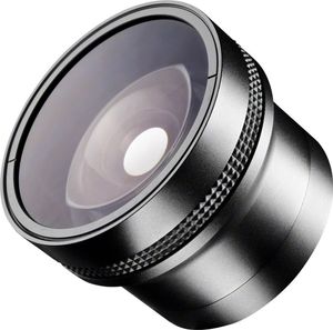 Walimex Fish-Eye Vorsatzobjektiv und Makrovorsatz 0,25 x 52mm