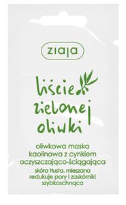 Kaolin-Zink-Gesichtsmaske mit Olivenblatt-Extrakt - 7ml, Reinigung & Straffung