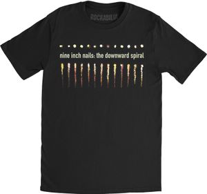 Nine Inch Nails - Tričko "Downward Spiral" pro muže/dámy Uni RO1560 (S) (Black)