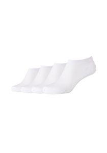 Camano Sneakersocken Invisible Baumwolle Fine im praktischen 4er Pack white 39-42