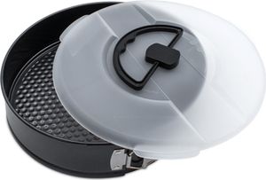 1.07 Forma na pečenie ROUND s vekom - Ø cca 26 cm - nepriľnavá forma na pečenie v tmavosivej farbe (forma na pečenie s vekom)