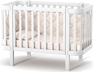 Veres Monaco Kinderbett / Babybett / Gitterbett (120x60 cm) Weiß Veres Monaco Kinderbett / Babybett / Gitterbett (120x60 cm) Weiß