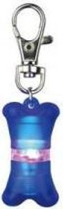 Anhänger mit Blinklicht Flasher Saftey Light TRIXIE blau