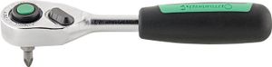 Bit-/Hebelumschaltknarre 419 B QR 1/4 Zoll m.Ausdrückf. L.117mm 80 Z.STAHLWILLE