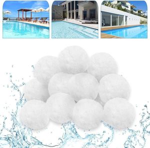 Sessamen-LP Pool Filterbälle 1400g - Filter für Sandfilteranlage Filter Balls Sandfilter ersetzen 50kg Filtersand, Geeignet für Schwimmbad, Filterpumpe (1400g)