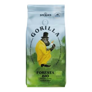 Joerges Gorilla Foresta Kaffee 1x 1000g geröstete ganze Bohnen | Qualitäts-Kaffee Arabica Blend Ganze Bohne | Siebträger Vollautomat | Espresso-Kaffee