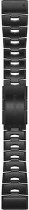 Garmin 010-12864-09 Pasek tytanowy QuickFit 26 mm karbonowo-szary z otworami