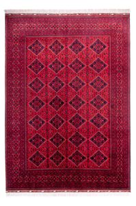Morgenland Afghan Teppich - 346 x 246 cm - rot
