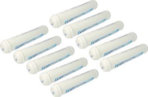 vhbw 10x Wasserfilter Filterkartusche Filter kompatibel mit Küppersbusch KANKB990/03, KANKB990/02, KANKB990/01 Kühlschrank