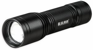 Blulaxa 47574 LED Taschenlampe 5W KW, dimmbar, 2 Schaltstufen, Signal-Blinkmodus, abnehmbare Handschlaufe, robuster Druckschalter, hochwertiges Design