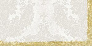 Mitteldecke 84 x 84 cm Duni Material Dunicel Royal weiss 20 Stück