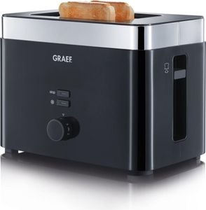 Graef TO 62 2-Scheiben Toaster Schwarz