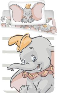Disney Dumbo słoń - bawełniany komplet pościeli 100x135 40x60cm