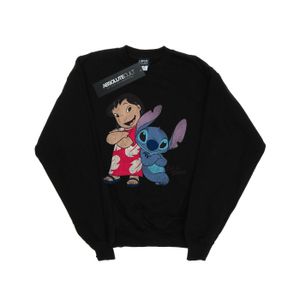 Lilo & Stitch - "Classic" Sweatshirt für Mädchen BI985 (140-146) (Schwarz)