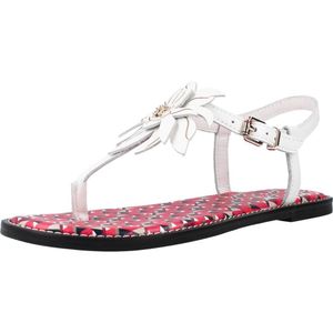 TOMMY HILFIGER TH GEO PRINT FLAT SANDAL Weiß