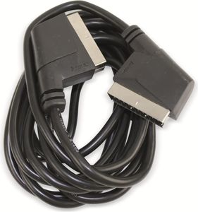 Hama 75122141, 3 m, SCART (21-pin), SCART (21-pin), Männlich, Männlich, Schwarz