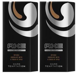 AXE Eau de Toilette Dark Temptation Parfum Männerduft Herrenparfum Männerparfum Herrenduft 2x 50ml