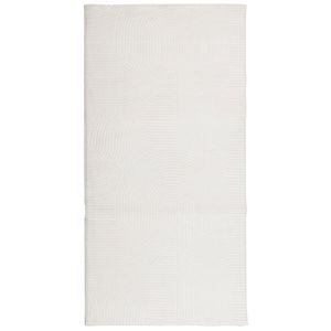 vidaXL Teppich IZA Kurzflor Skandinavischer Look Creme 100x200 cm