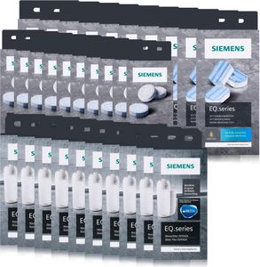 10x Siemens EQ.series Pflegeset - Entkalker, Reiniger & Wasserfilter Brita Inte