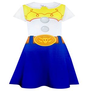 Toy Story - Kostýmové šaty pre dievčatá NS5858 (158-164) (biela/modrá)