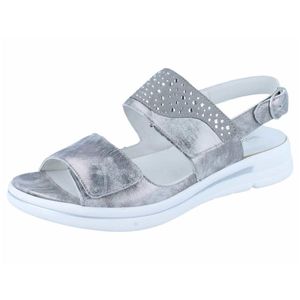 Waldläufer Sina 15 Damenschuhe Sandale Grau, Schuhgröße:EUR 40 | UK 6.5