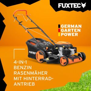 FUXTEC Benzin Rasenmäher FX-RM5196 Motormäher 196ccm GT Mäher Benzinmäher 6PS