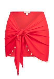 Moda Minx Sarong Coin mit tollen Anhängern Red One Size
