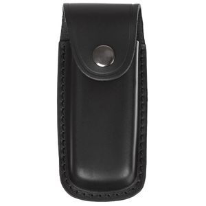 Messer-Etui, Leder, schwarz, Heftlänge bis 13 cm