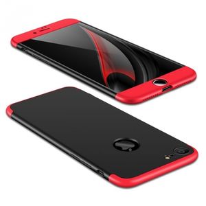 Hülle für iPhone 6 360 Grad Schutz mit Displayglas Schutzglas Bumper Cover iPhone 6 Farbe: Schwarz, Rot