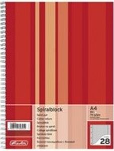 Herlitz Collegeblock A4 70g/m  80 Bl. kariert   Rand li.+re.