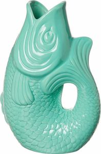 Giftcompany Geschenke Vertriebsgesellschaft mbH Monsieur Carafon Vase / Karaffe Fisch S mint cream 1,2l
