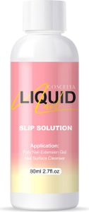 COSCELIA 80 ml Polyacryl Gel Liquid Poly Gel Slip Solution Acryl Liquid Slip Solution für Poly Nagel Gel Nägel Starterset
