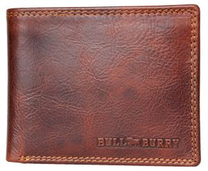 Pánska celokožená peňaženka Bull-Burry s ochranou údajov (RFID)